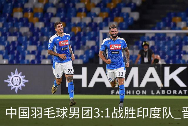中国羽毛球男团3:1战胜印度队 晋级决赛