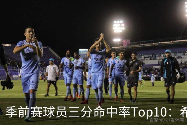 季前赛球员三分命中率Top10：希罗居首 冈萨雷斯第二 马穆第三