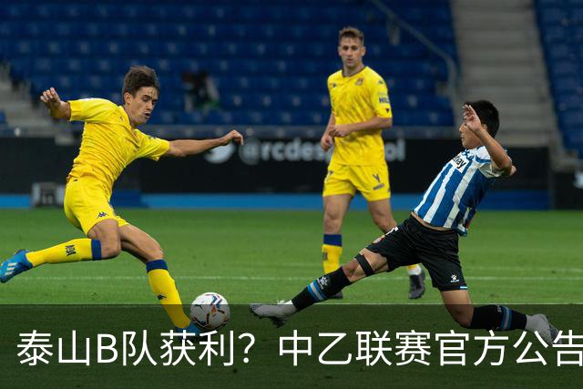 泰山B队获利？中乙联赛官方公告，沪媒：海港B队冲甲难了